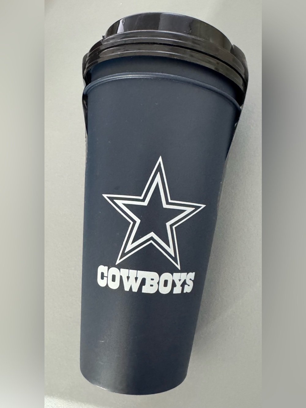 NFL Dallas Cowboys Navy and White Travel to-go cups 2 pack travel fan football